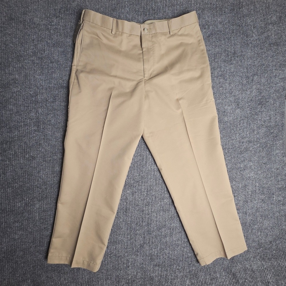 NWT Dockers Mens D4 Relaxed Fit Comfort Khaki Flat Front Pants 38/30‎ New